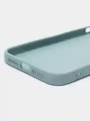 Небесно-голубой силиконовый чехол на iPhone 12, 14, 11 Pro Max, 12 Pro Max, 13 Pro Max, с попсокетом