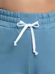 Синий меланж шорты женские