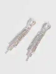 Серьги со стразами