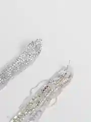 Серебряный серьги вечерние висячие