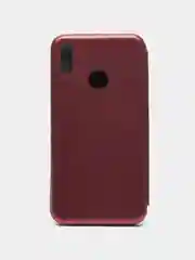 Пурпурный чехол книжка на Huawei Y7 2019, Хуавей У7 2019