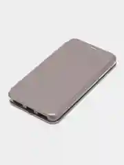 Серебряный чехол книжка на Xiaomi Redmi Note 4X / Note 4, Сяоми Редми Нот 4Х / Нот 4