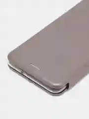 Серебряный чехол книжка Samsung Galaxy A13 4G, Самсунг Галакси А13 4G