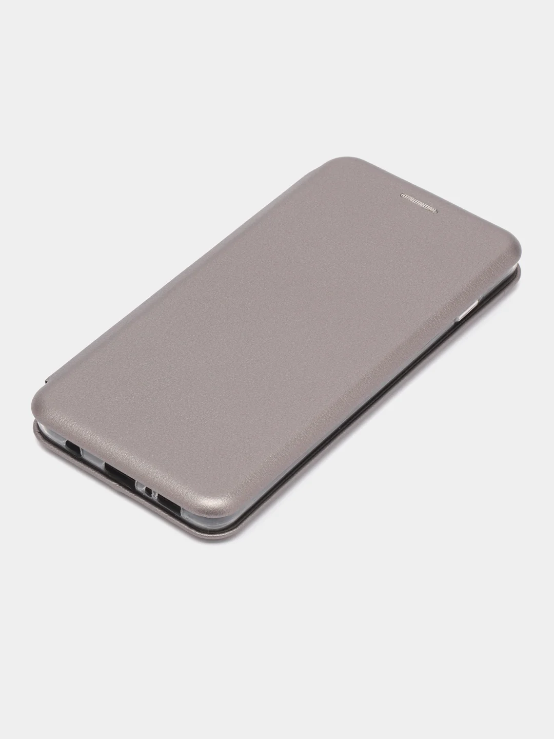 Серебряный чехол книжка Samsung Galaxy S10, Самсунг Галакси С10