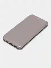 Серебряный чехол книжка Samsung Galaxy S10, Самсунг Галакси С10