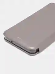 Серебряный чехол книжка Samsung Galaxy S10, Самсунг Галакси С10