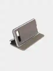 Серебряный чехол книжка Samsung Galaxy S10, Самсунг Галакси С10