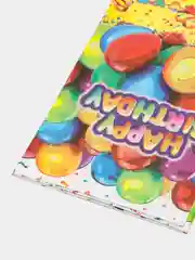 Желтый скатерть одноразовая для праздника/ На день рождения