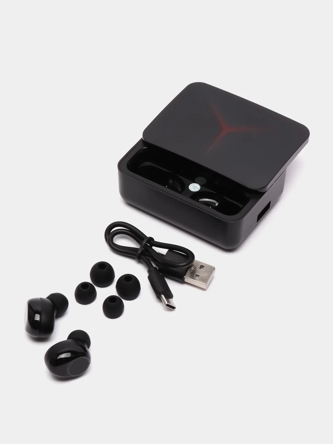 Шоколадный беспроводные bluetooth наушники с встроенным power bank М90 Pro, М10, F9