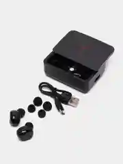Шоколадный беспроводные bluetooth наушники с встроенным power bank М90 Pro, М10, F9