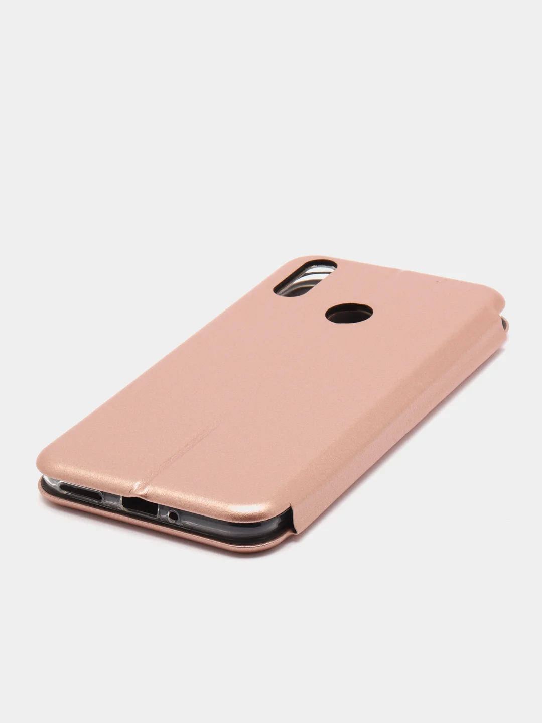 Розовый чехол книжка Huawei Honor 8C (Хуавей Хонор 8С)