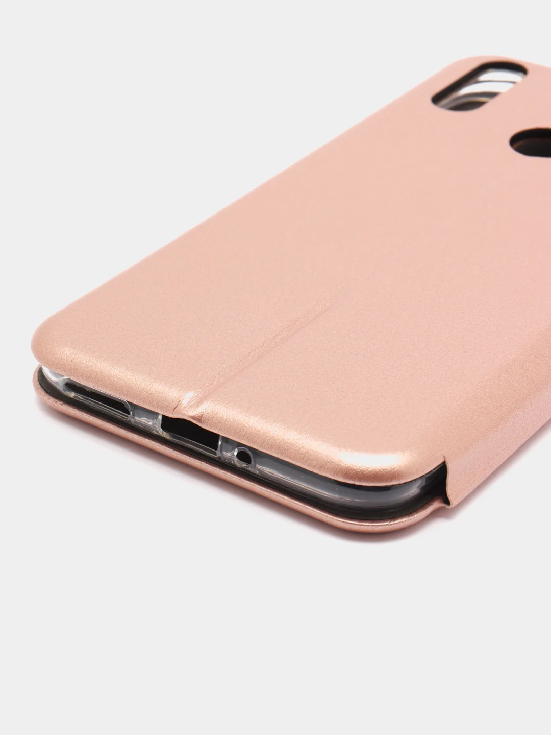 Розовый чехол книжка Huawei Honor 8C (Хуавей Хонор 8С)