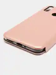 Розовый чехол книжка Huawei Honor 8C (Хуавей Хонор 8С)