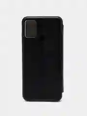 Черный чехол-книжка для Huawei Honor 9 A (Хонор 9 А), из экокожи