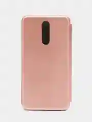 Розовый чехол книжка на Xiaomi Redmi 8, Сяоми Редми 8