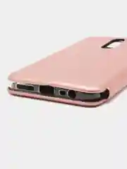 Розовый чехол книжка на Xiaomi Redmi 8, Сяоми Редми 8