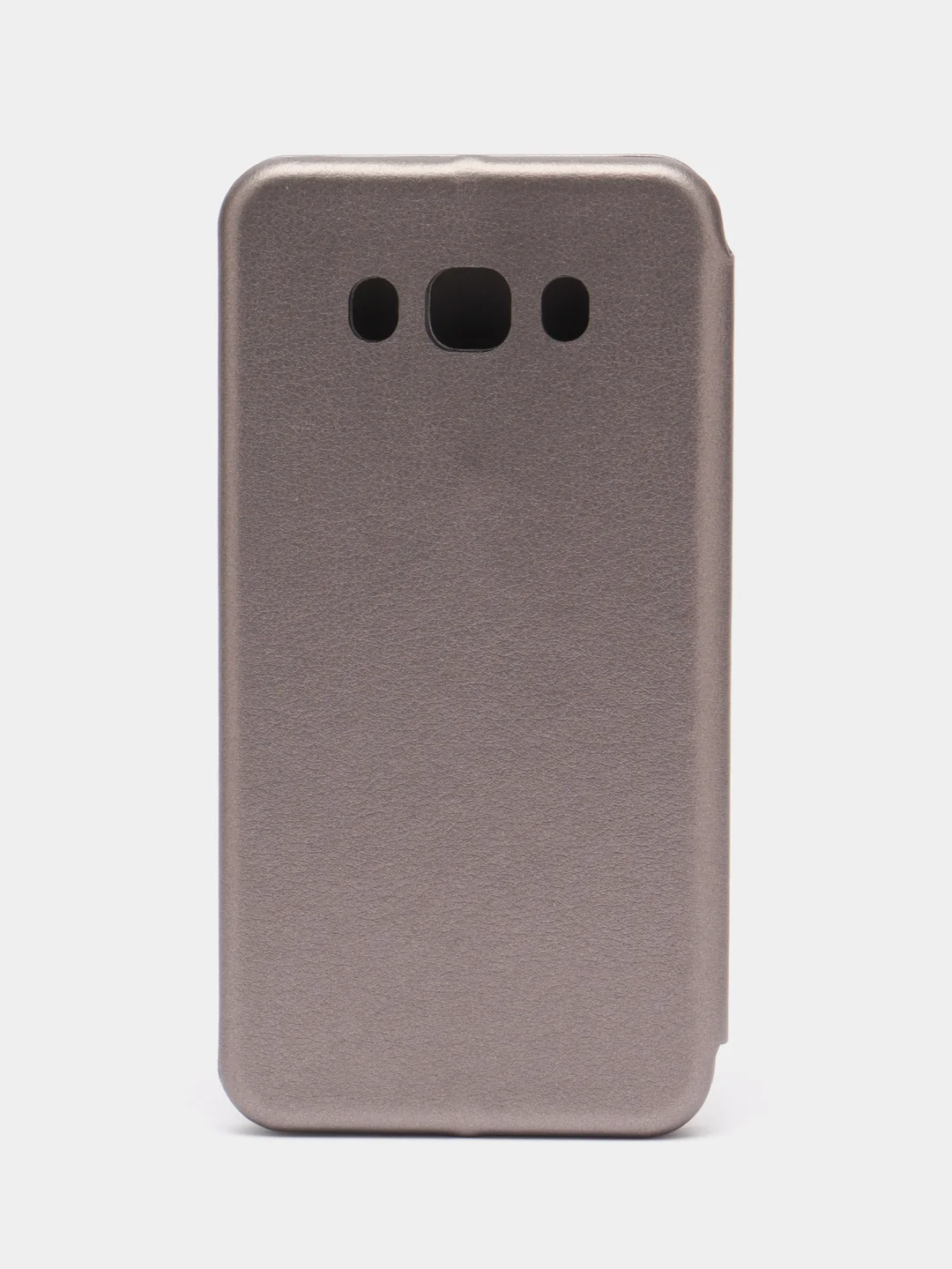 Серебряный чехол книжка на Samsung Galaxy J7 2016 (J710), Самсунг Галакси Джи7 2016 (Джи710)