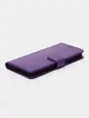 Фиолетовый чехол-книжка для Samsung Galaxy A03, кожаный PU