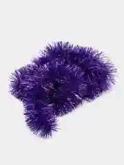Фиолетовый мишура новогодняя, 200 см