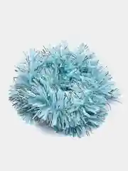 Голубой мишура новогодняя, 200 см