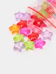 Ледяной бусины "Звезды", 12 мм, 50 штук