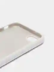 Белый чехол Silicone Case для iPhone 7, 8, SE 2020, с открытым низом