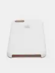 Белый чехол Silicone Case для iPhone 7, 8, SE 2020, с открытым низом