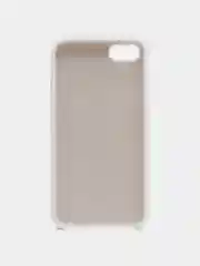 Белый чехол Silicone Case для iPhone 7, 8, SE 2020, с открытым низом