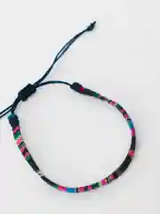Черный тканевые браслеты на руку