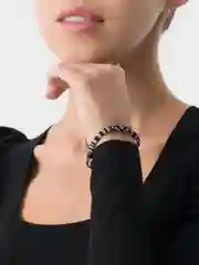 Угольный тканевые браслеты на руку