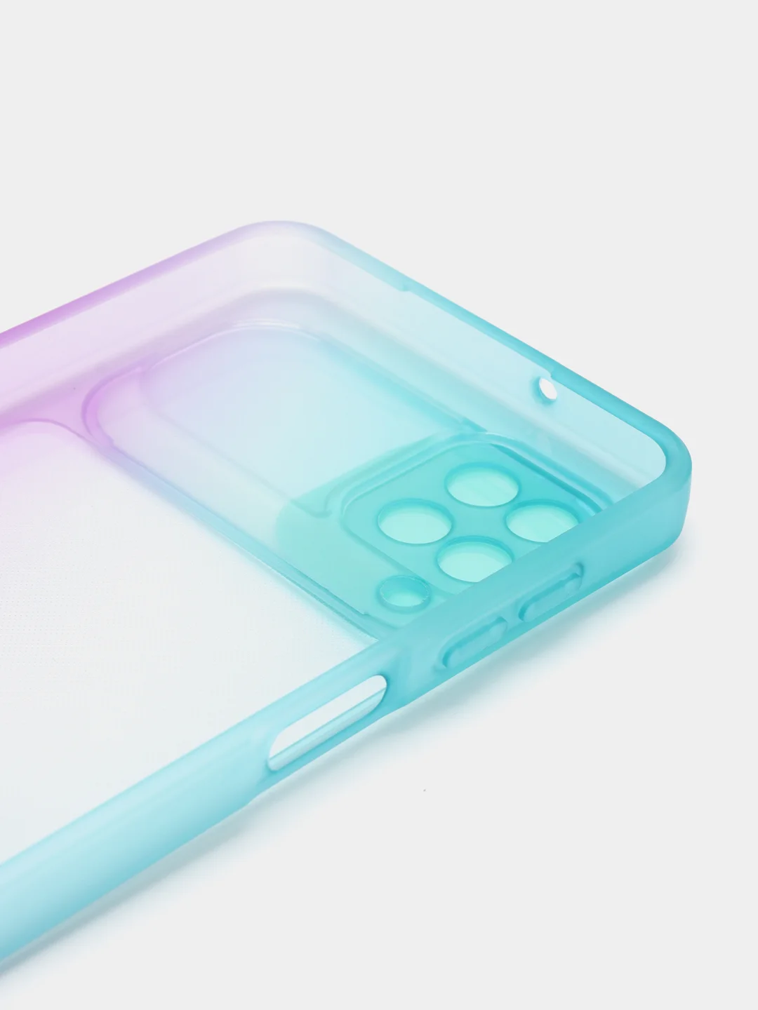 Мятный чехол для Samsung Galaxy A12 (Самсунг Гэлакси А12), со шторкой для защиты камеры