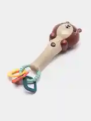 Бордовый музыкальная игрушка-грызунок  "Милый мишка"