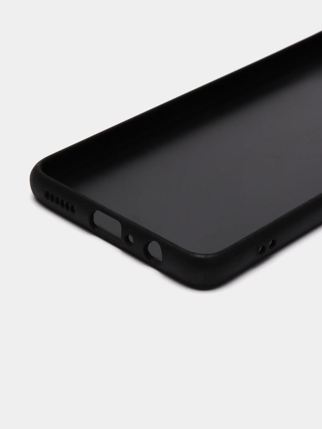 Белый чехол на Samsung A20S, из стекла