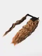 Кораллово-розовый накладной хвост, комплект из трёх штук