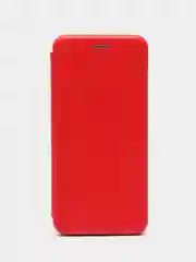 Красный чехол-книжка для Huawei Honor 9 A (Хонор 9 А), из экокожи