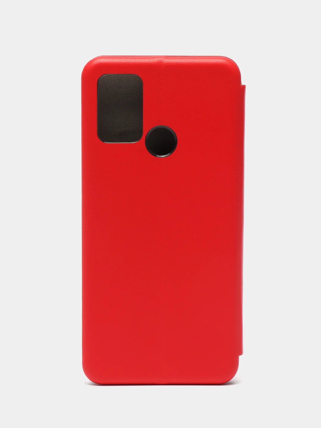 Красный чехол-книжка для Huawei Honor 9 A (Хонор 9 А), из экокожи
