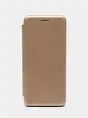 Золотой чехол книжка для Samsung Galaxy A 51, Самсунг А 51 экокожа