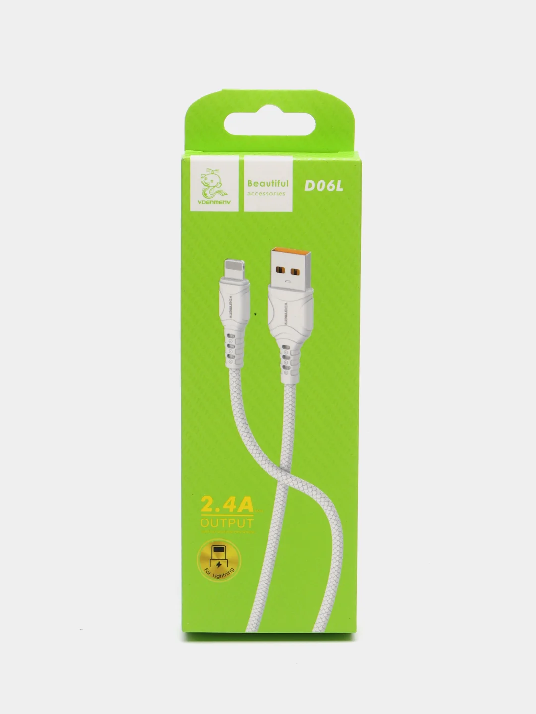 Розовый кабель 2.4A Type-C, Lightning, Micro, Fast Charger, быстрая зарядка, USB-C