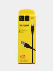 Желтый кабель 2.4A Type-C, Lightning, Micro, Fast Charger, быстрая зарядка, USB-C