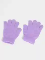 Лавандовый перчатки вязаные, детские, 5-12 лет