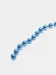 Серебряный бусы новогодние 4 метра, бусины для декора