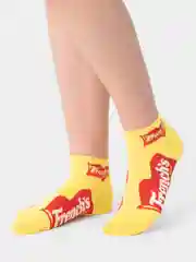 Желтый носки женские мужские с принтом