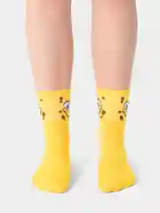 Желтый носки "Губка Боб Квадратные Штаны" (Sponge Bob Square Pants), унисекс