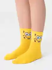 Желтый носки "Губка Боб Квадратные Штаны" (Sponge Bob Square Pants), унисекс