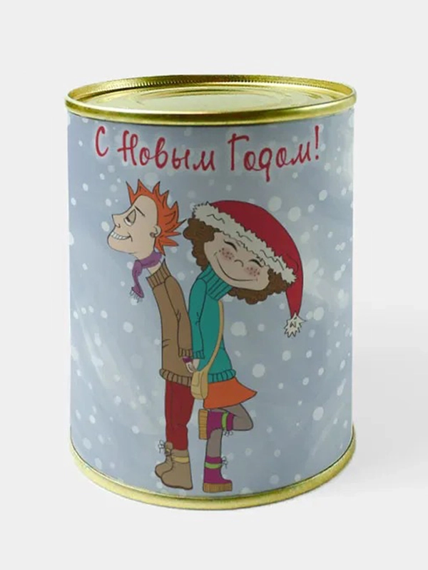 Носки в банке мужские новогодние, 10 видов