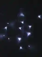 Белый уличная гирлянда "Бахрома", новогодняя