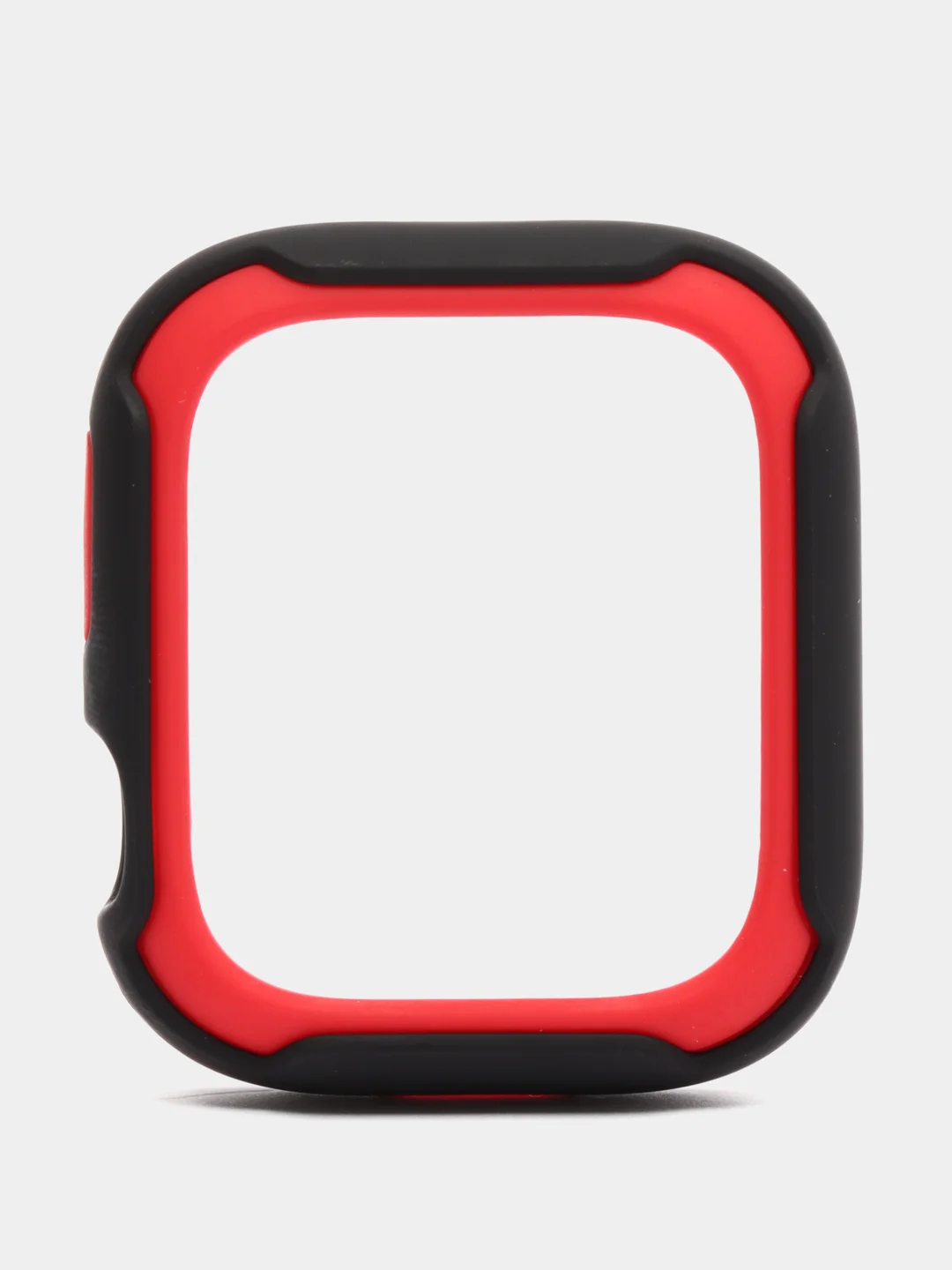 Красный защитный бампер чехол для Apple Watch 7 41, 45 мм рамка