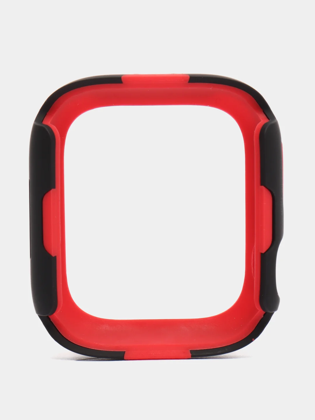 Красный защитный бампер чехол для Apple Watch 7 41, 45 мм рамка