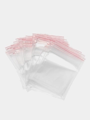 Пакеты ZIP LOCK "зиплок", комплект 100шт, 20x30cм, ПВД, 80мкм., BRAUBERG EXTRA