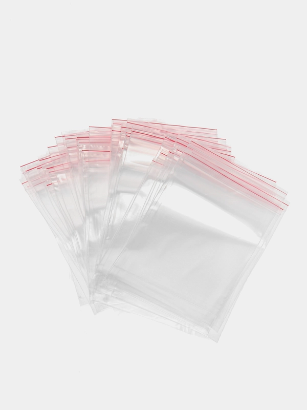 Пакеты ZIP LOCK "зиплок", комплект 100шт, 25х35см, ПВД, 100мкм., BRAUBERG EXTRA